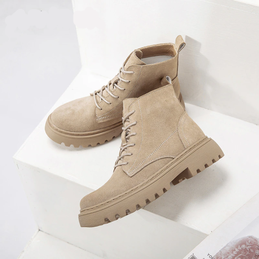 Ankle Boots Suede Leather 3