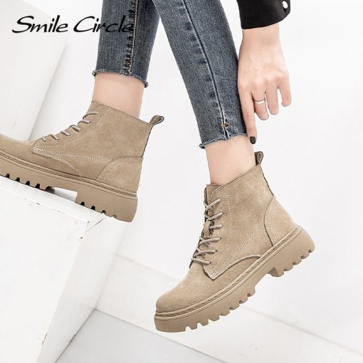 Ankle Boots Suede Leather 5