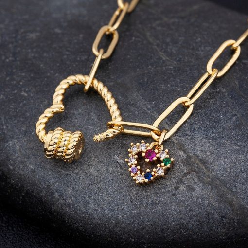 Top Quality Luxury Classic Charm Heart Bracelet 6
