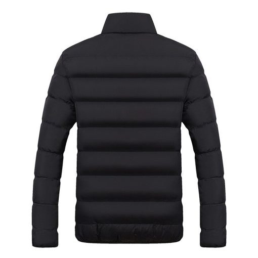 Winter Solid Color Men's Cotton-Padded Jacket 2