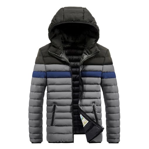 Parka Coat Men's Winter New Windproof and Warm 3