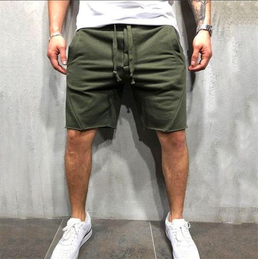 Mens Knee-length Cotton Shorts 2