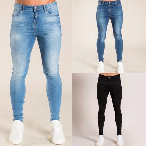 Jeans Solid Color Straight Classic 3