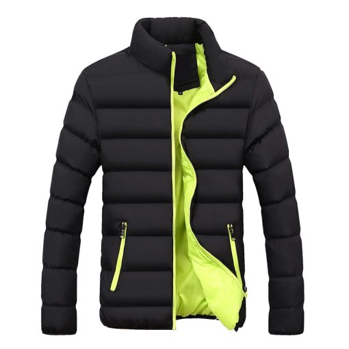 Winter Solid Color Men's Cotton-Padded Jacket 3