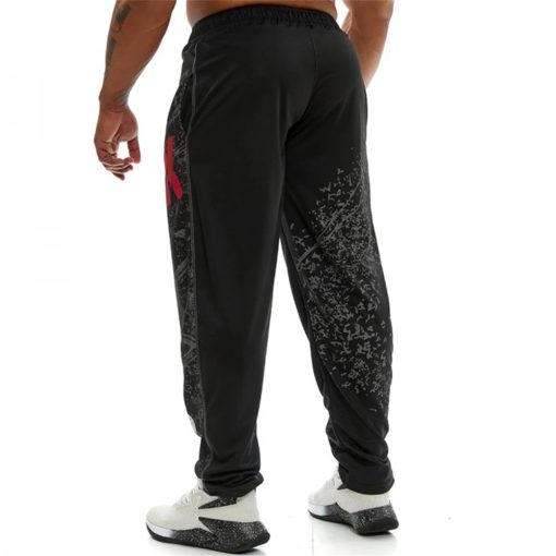 Men's high-quality Polyester Trousers Fitness pants 3