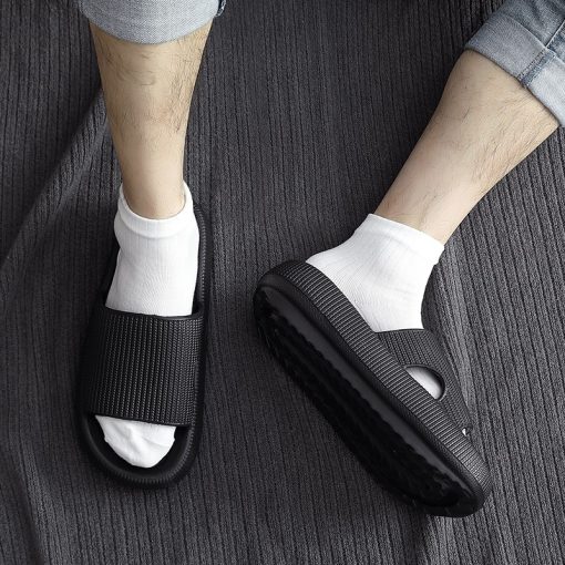 Fashion Men Sandals Slippers Thick Platform Mute 5