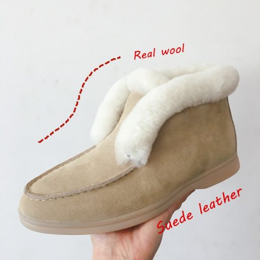 Natural-fur Warm Winter Boots 1