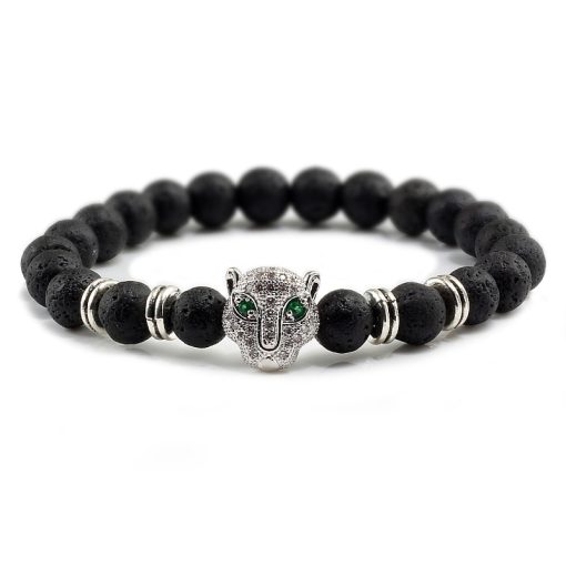 Bracelet Black Lava Healing Balance Beads 3